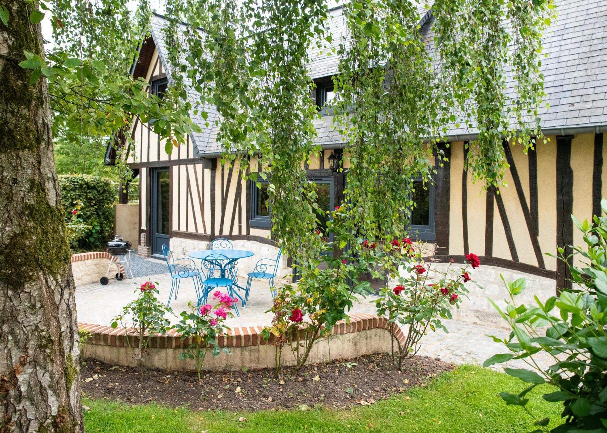 Villa L'Aube Normande Villequier Esterno foto