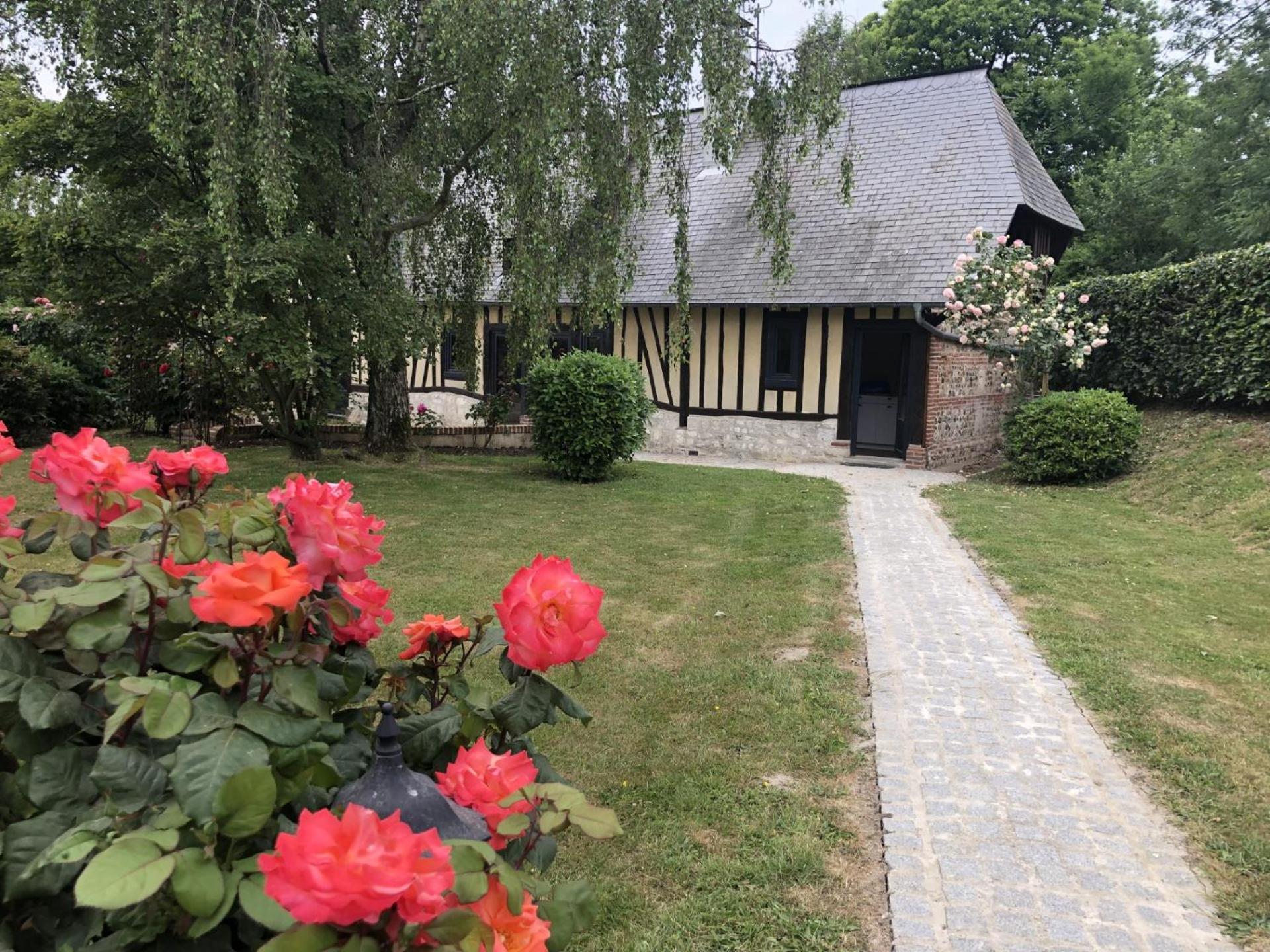 Villa L'Aube Normande Villequier Esterno foto